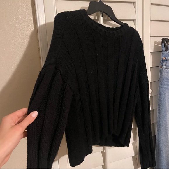 PACSUN warm thick black sweater - Picture 2 of 3